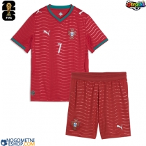 Otroški Nogometni dresi Portugalska Cristiano Ronaldo #7 Domači SP 2026 Kratek Rokav (+ Kratke hlače)